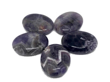 Load image into Gallery viewer, Chevron Amethyst Palm Stone