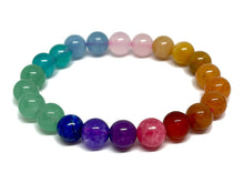 Load image into Gallery viewer, Premium Quality Rainbow Crystal Chakra Bracelet