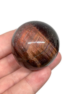 Chatoyant Red Tiger Eye Sphere