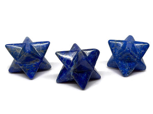 One (1) Lapis Lazuli Merkaba Star