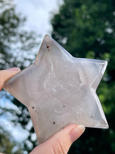 Sparkling Druzy Agate Geode Crystal Star
