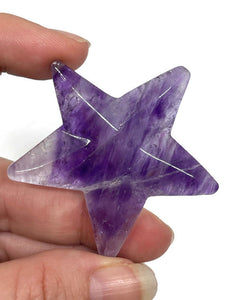Amethyst Crystal Star Carving