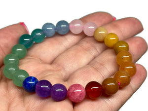 Premium Quality Rainbow Crystal Chakra Bracelet