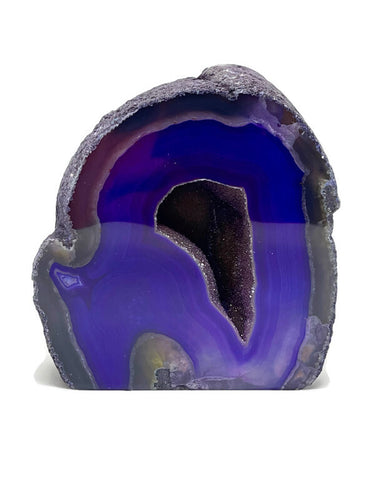 Extra Large Sparkling Purple Agate Druze Geode Cave #4