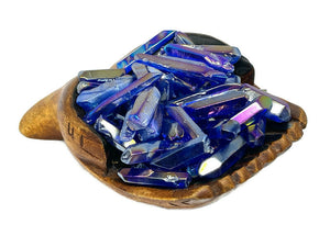 Indigo Aura Quartz Crystal Points - 50 grams lot