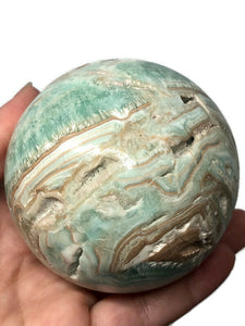 Beautiful 6.8 Cm A Grade Hemimorphite Sphere