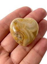 Load image into Gallery viewer, One (1) Crazy Lace Agate Heart