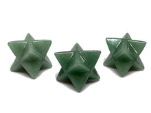 Load image into Gallery viewer, One (1) Green Aventurine Merkaba Star