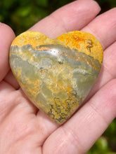 Load image into Gallery viewer, Indonesian Bumblebee Jasper Puffy Heart #10