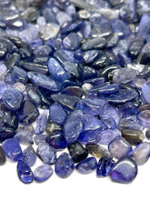 Load image into Gallery viewer, Tumbled Premium A Grade Iolite Crystal Chips (100g)