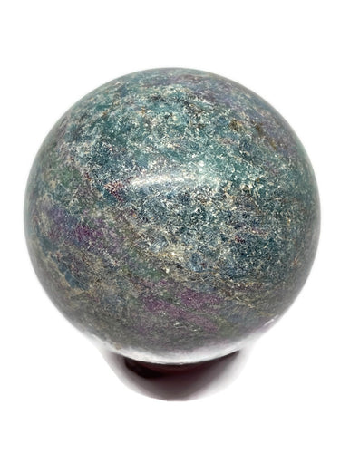 5.8 CM Natural Ruby Kyanite Sphere