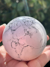 Load image into Gallery viewer, 5.8 Cm White Howlite Sphere