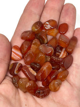 Load image into Gallery viewer, Tumbled A Grade Carnelian Crystal Chips - Large (100g)