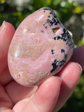 Load image into Gallery viewer, Large Pink Peruvian Rhodochrosite Polished Freeform Tumble Stone