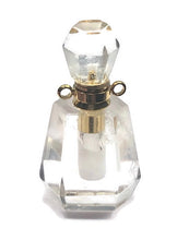 Load image into Gallery viewer, Clear Quartz Crystal Perfume Bottle Pendant