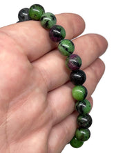 Load image into Gallery viewer, Ruby in Zoisite Beaded Bracelet