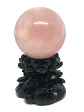 Load image into Gallery viewer, Resin Lotus Flower Deluxe Sphere Stand 6.5CM