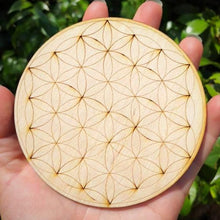 Load image into Gallery viewer, Wooden Crystal Grid Board (small)