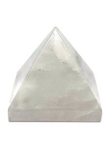 Snow Quartz Crystal Pyramid - 40 mm
