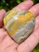 Load image into Gallery viewer, Indonesian Bumblebee Jasper Puffy Heart #8