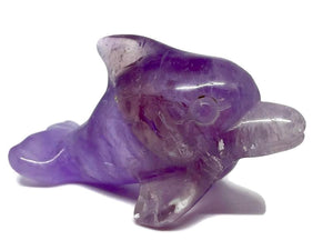 Beautiful Ametrine Crystal Carved Dolphin