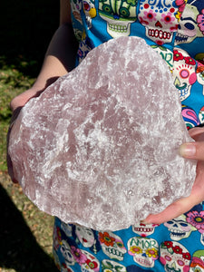 Massive A Grade Brazilian Rose Quartz Crystal Boulder