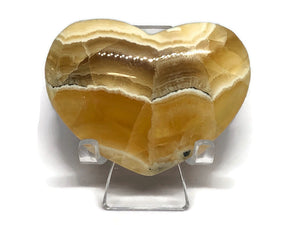6.8 CM Orange Lace Calcite Heart