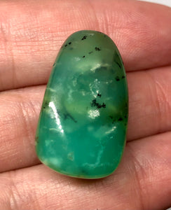 One (1) A Grade Australian Apple Green Chrysoprase Tumbled Stone