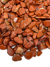 Load image into Gallery viewer, Tumbled Red Jasper Chips (100g)