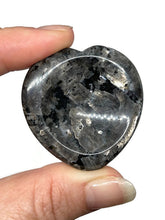 Load image into Gallery viewer, Larvikite Heart Shaped Worry Stone