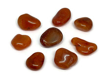 Load image into Gallery viewer, One (1) Medium Carnelian Tumbled Stone