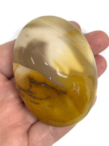 XXL Australian Mookaite Jasper Polished Meditation Palm Stone