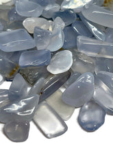 Load image into Gallery viewer, A Grade Blue Chalcedony Crystal Chips (100g)