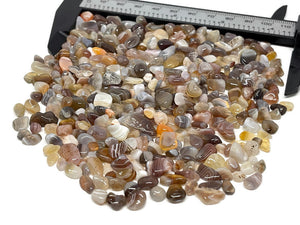 Tumbled A Grade Botswana Agate Crystal Chips (100g)
