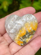 Load image into Gallery viewer, Indonesian Bumblebee Jasper Puffy Heart #5