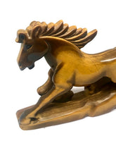Load image into Gallery viewer, Exquisite Golden Tiger Eye Running Horse Carving
