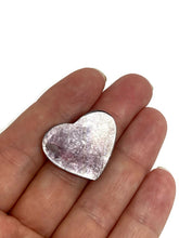 Load image into Gallery viewer, Premium Quality Purple Lepidolite Mica Flat Back Heart