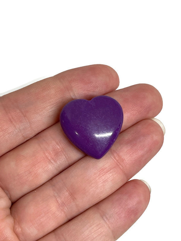 A Grade Candy Purple Rare Phosphosiderite Mini Heart