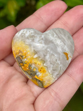 Load image into Gallery viewer, Indonesian Bumblebee Jasper Puffy Heart #5