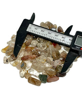 Load image into Gallery viewer, Tumbled Rainbow Rutilated Quartz Crystal Chips - Large (100g)
