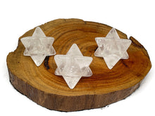 Load image into Gallery viewer, One (1) Clear Quartz Crystal Merkaba Star