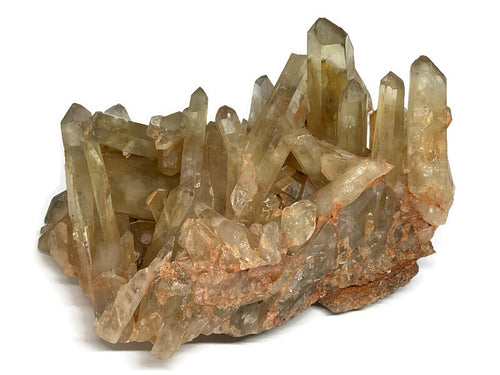 Huge 20 Cm Brazilian Citrine Crystal Cluster