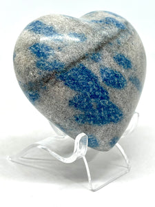 6.8 Cm K2 (Azurite with Granite) Puffy Heart