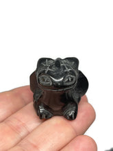 Load image into Gallery viewer, Hand Carved Black Obsidian Crystal Dragon (Small)
