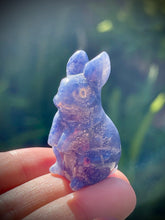 Load image into Gallery viewer, Hand Carved Blue Aventurine Crystal Bunny Rabbit