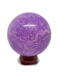A Grade Candy Purple Rare Phosphosiderite Sphere