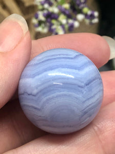 AAA Blue Lace Agate Crystal Sphere #2