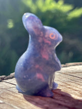 Load image into Gallery viewer, Hand Carved Blue Aventurine Crystal Bunny Rabbit